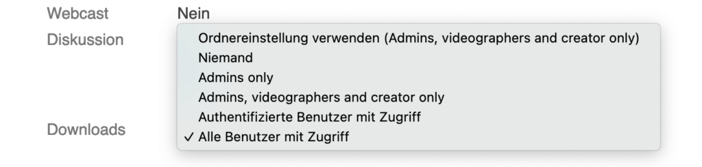 Screenshot zum Download von Panopto-Videos
